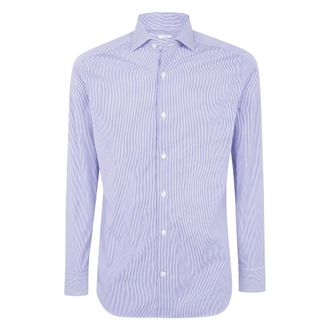 Caliban Overhemd - Heren - Overhemden - Blauw - Maat: 3XL