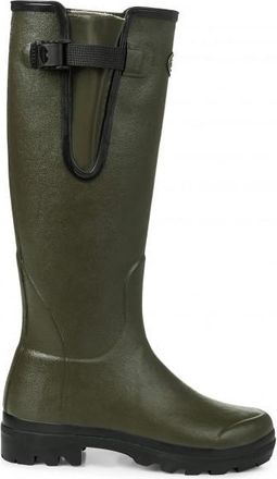 Le Chameau Vierzon mit Jerseyfutter Gummistiefel f&uuml;r Damen | oliv