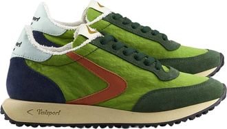 Valsport Vintage Green Heritage Nylon Schoenen - Heren - Sneakers - Veelkleurig - 40 EU - Nylon - Schoenen