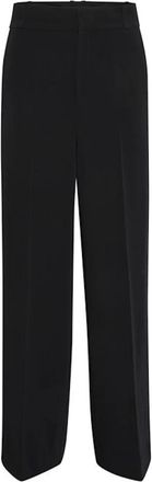 Inwear Wijde pijp broek - Dames - Wijde Broeken - Zwart - 2XS - Polyester - Broeken