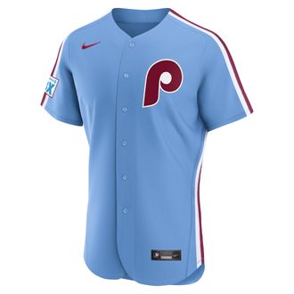 Nike Philadelphia Phillies Nike Mens MLB Authentic Jersey in Blue | 8900PPA1PP-LP1