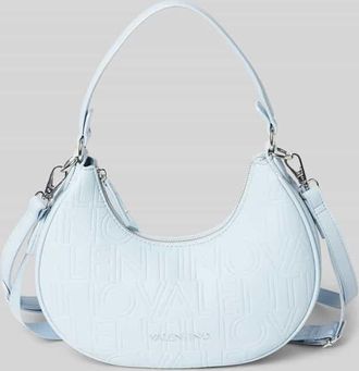 Valentino Handbags Hobo Bag mit Label-Detail in Hellblau, Größe 1