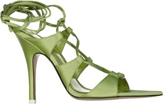The Attico Reneè Satin Sandals