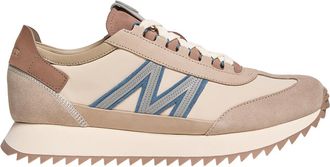 Moncler Moncler Pacey2 Suede & Nubuck Sneakers, Men, Beige, Size: 41,5