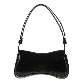 Diesel Shoulder Bags, female, Black, Size: ONE SIZE Stylish Clutch Bag for Women