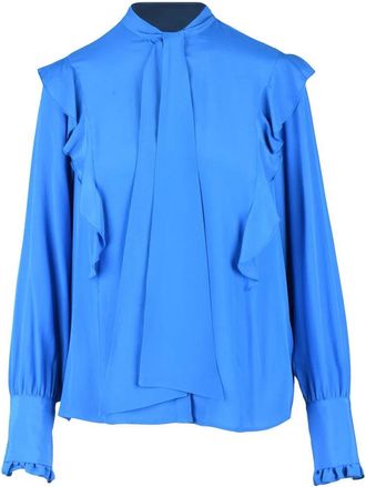 Dondup Fluid Royal Blue Blouse