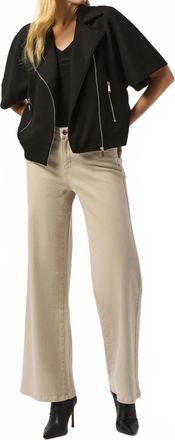 Joseph Ribkoff Edgy Biker Jacket In Black