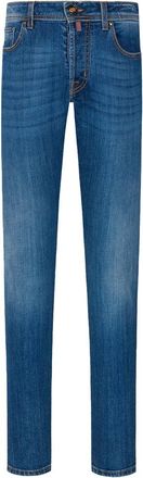 Jacob Cohen Slim Fit Denim Jeans - Heren - Slim Fit Jeans - Blauw - W36 L34 - Denim - Jeans