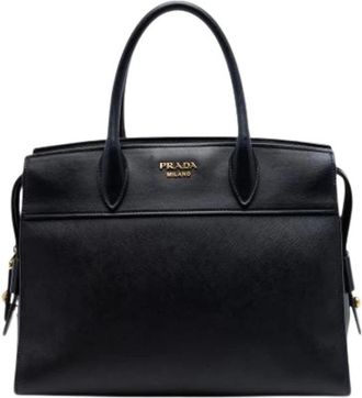 Prada Pre-owned Esplanade Satchel - Dames - Vintage Shopper - Zwart - ONE Size - Leer - Vintage