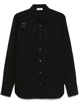 Alexander McQueen buckle-detailed shirt - Black