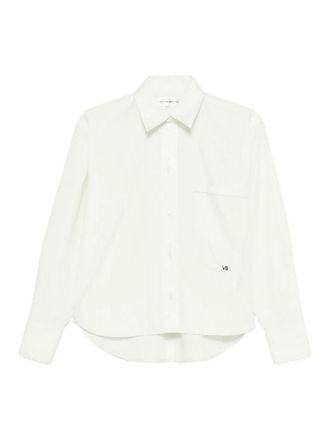 Victoria Beckham Vb Embroidery Cropped Shirt