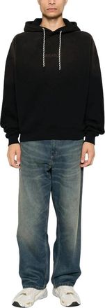 Axel Arigato Gens Washed Hoodie - Heren - Hoodies - Zwart - S - Katoen - Hoodies & sweatvesten
