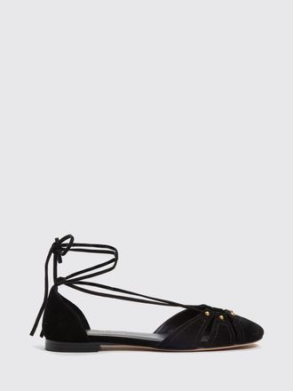 Twinset Suede Ballerinas with Studs