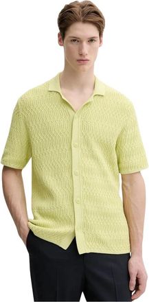Sams&oslash;e & Sams&oslash;e Short Sleeve Shirts - Heren - Korte mouwen Overhemden - Groen - L - Overhemden