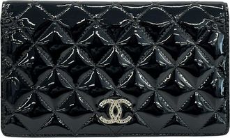 Chanel Leather Long Wallet (Bi-Fold) (Pre-Owned)