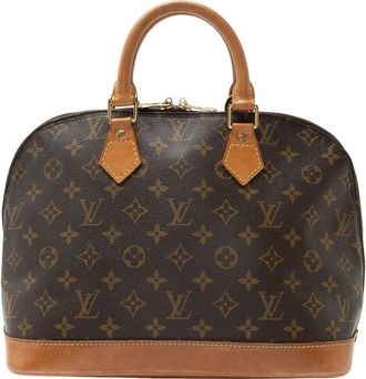 Louis Vuitton Brown Monogram Canvas Alma Pm (Authentic Pre-Loved)