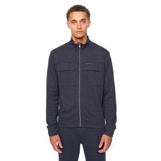 Duck and Cover Heren Tames Volledige Rits Sweatshirt (Marineblauw)