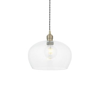 Netlighting LIVORNO Dimmable Stylish Indoor Glass Single Pendant Ceiling Lamp in Yellow