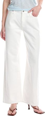 Rag & Bone Rag & Bone Lori Low-Rise White Wide Leg Full Length Jean