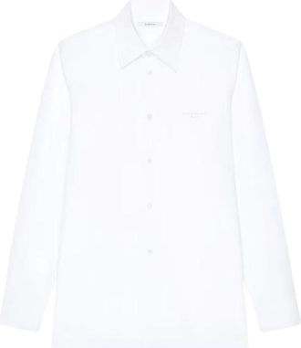 Givenchy Shirt GIV H26 - Heren - Overhemden - Wit - Maat: 2XL Katoen