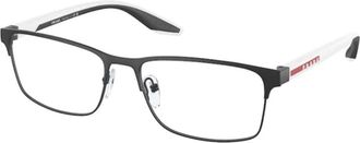 Prada Demo Rectangular Mens Eyeglasses PS 50PV DG01O1 57
