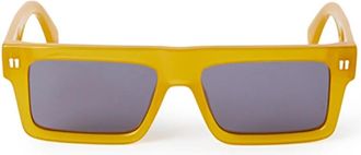 Off-white Chandler Zonnebril - Dames - Zonnebrillen - Geel - 55 MM - Accessoires