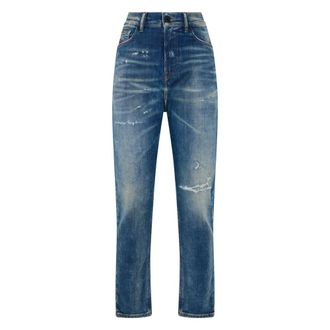 Diesel Slim-fit Jeans, male, Blue, Size: W28 D-Vider-T High Waist Jeans