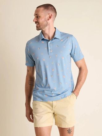 Chubbies The Barkin Up The Wrong Tree Shirt Mens Blue Performance JDM2426
