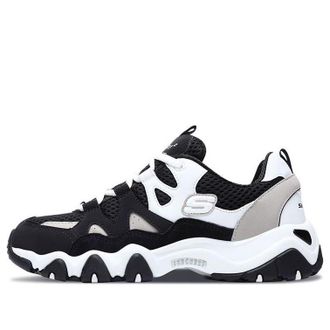 Skechers (WMNS) Skechers D lites 2.0 Sneaker Black/White/Grey 99999693-BKW