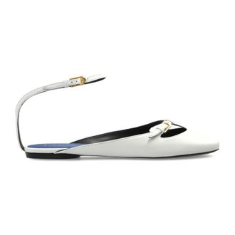 Lanvin Ballerinas, female, White, Size: 10 US Mary-Jane Ballerina