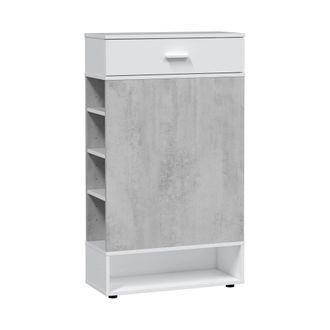 For&eacute;s Scarpiera - Mobile Portascarpe Bianco 28x67x119h Cm