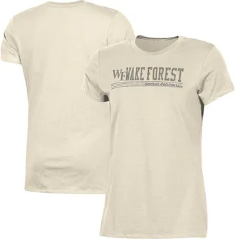 Champion Womens Champion Cream Wake Forest Demon Deacons Classic T-Shirt at Nordstrom, Size Xx-Large