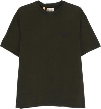 Gallery Dept. GD Logo Dusty Tee - Heren - T-shirts - Groen - L - Katoen - Tops