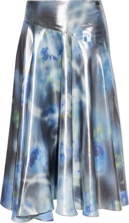 Diesel Rokken, Dames, Grijs, S, Polyester, O-Zulie-S2 Skirt