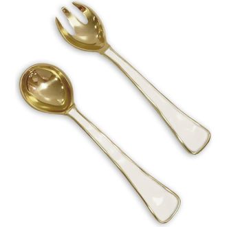 Beatriz Ball Encanto Soho Salad Servers in Cream at Nordstrom