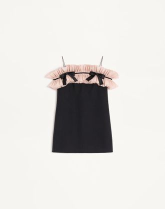 Valentino Crepe Couture Short Dress Wo