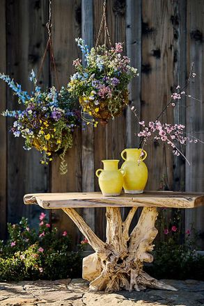 Terrain Teak Root Console