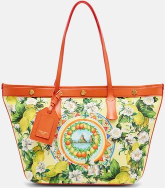 Dolce & Gabbana Shopper Taormina Large in canvas