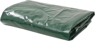 vidaXL Tarpaulin 650 g/m&sup2; 4x7 m Green Vidaxl
