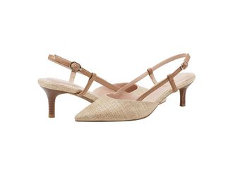 Bandolino Movito High Womens Heels Dark Natural Woven : 8.5 M