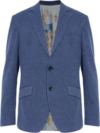 Etro Single-breasted Blazer - Heren - Blazers - Blauw - S - Jassen