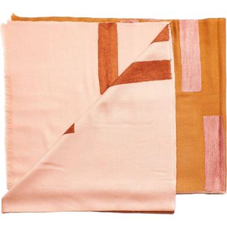 Studio Variously Soft Scarf in Orange at Nordstrom