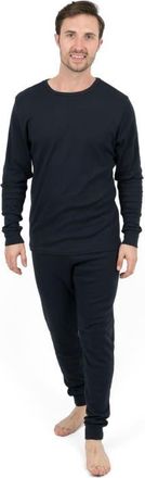 Leveret Mens Cotton Solid Matching Family Pajamas in Navy at Nordstrom, Size Xxx-Large