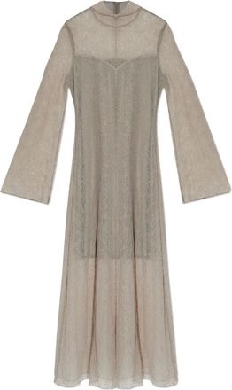 Gestuz Abito semi trasparente - Marrone