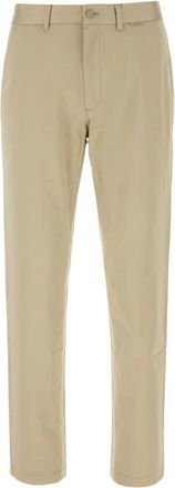 Calvin Klein Stijlvolle Broek - Heren - Straight fit broeken - Beige - 2XL - Katoen - Broeken