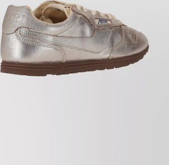 Autry low-top sneakers metallic finish