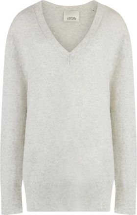 Isabel Marant Truien & Vesten, Dames, Grijs, S, Wol, Larana Pullover