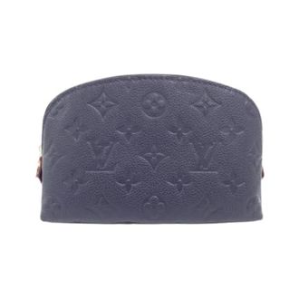 Louis Vuitton Pre-owned Pochette Pouch - Dames - Vintage Accessoires - Blauw - ONE Size - Leer - Vintage