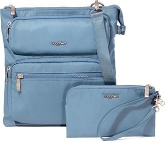 Baggallini Womens Nolita Crossbody Bag with RFID Wristlet