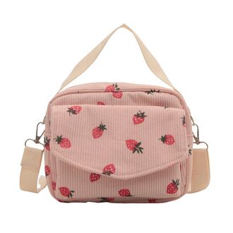 Generic Cartoon Shoulder Bag with Adjustable Strap Versatile Handbag Adorable Shoulder Bag Female Shopping Work Date Party Bag (Pink)